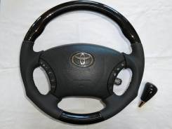 Руль. Toyota: Land Cruiser, Alphard Hybrid, Camry, Estima Hybrid, Land Cruiser Prado, 4Runner, Avensis Verso, Estima, Alphard, GX470, Highlander, Hilu...