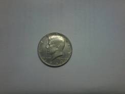 Монета США пол доллара, 50 центов Half dollar Кеннеди, Серебро 0.400