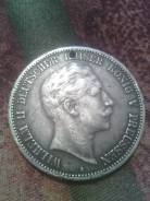 Пруссия 5 марок 1907г. Серебро.