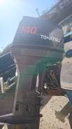 Tohatsu. 140,00 л.с., 2х тактный, бензин, нога L (508 мм), Год: 2001 год