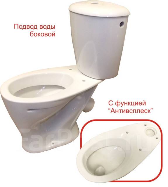 Унитаз-компакт \"Обь\" (полный комплект). Россия - Сантехника и ...