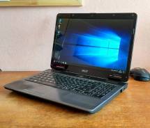 Acer Aspire 5732Z. 15.6", 2 100,0 ГГц, ОЗУ 4096 Мб, диск 500 Гб, WiFi, Bluetooth, аккумулятор на 4 ч.