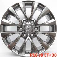 Toyota. 8.0x18, 6x139.70, ET30, ЦО 106,1 мм.