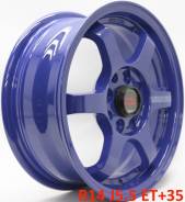 RAYS VOLK RACING TE37 Gravel. 5.5x14, 4x100.00, 4x110.00, ET35, ЦО 73,1 мм.