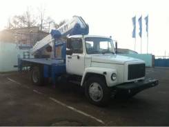 Випо-24. Автогидроподъемник ВИПО-24-01 на шасси ГАЗ-3309 (4х2) стрела назад, 24 м.