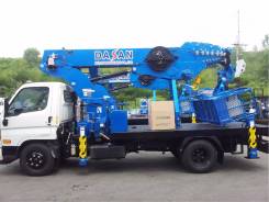 Hyundai HD78. Автовышка Dasan DS-280L на базе , 3 907 куб. см., 28 м.