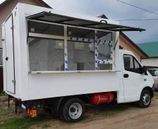 ГАЗ Газель Next. Автолавка Газель Next (Передвижной автомагазин), 2016, 2 690 куб. см., 990 кг.