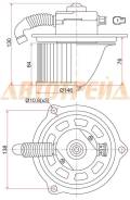 Мотор отопителя салона MAZDA TITAN 89- 24V (RHD) SAT ST-W202-61-B10