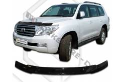 Дефлектор капота. Toyota Land Cruiser, UZJ200W, J200, GRJ200, URJ200, URJ202, UZJ200, VDJ200, URJ202W Двигатели: 1VDFTV, 1URFE, 3URFE, 1GRFE, 2UZFE