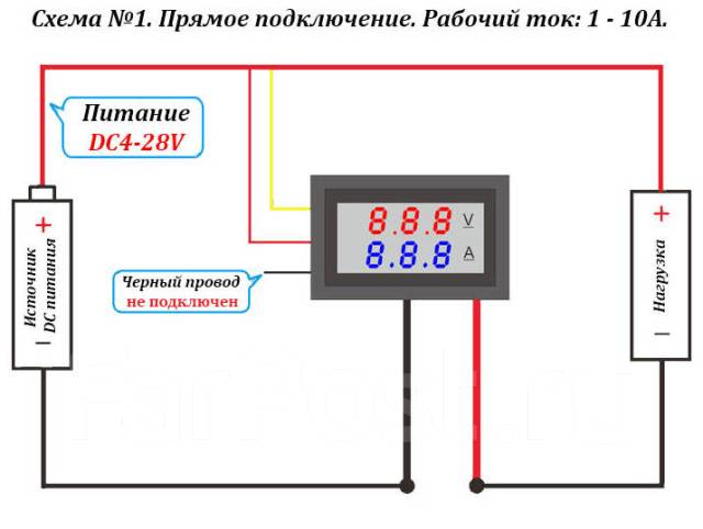 Схема китайского вольтметра 0 100v