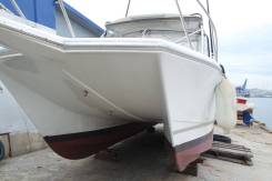 Катамаран "PowerCat Sports Fisherman". 1998 год год, длина 7,50 м., двигатель подвесной, 230,00 л.с., бензин