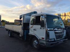 Nissan Diesel UD. Продается Бортовой Грузовик с манипулятором Nissan UD 2009 год, 6 925 куб. см., 3 000 кг., 12 м.