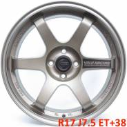 RAYS VOLK RACING TE37. 7.5x17, 4x100.00, ET38, ЦО 73,1 мм.