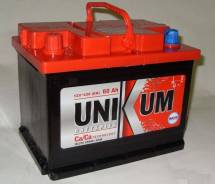 Unikum. 60 А.ч., левое крепление