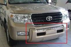 Накладка на бампер. Toyota Land Cruiser, UZJ200W, VDJ200, J200, URJ202W, GRJ200, URJ200, URJ202, UZJ200