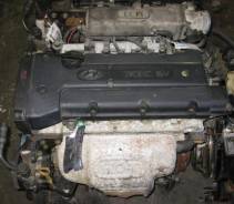 Двигатель в сборе. Hyundai Lantra
