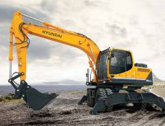 Hyundai R180W-9S. Экскаватор колесный