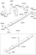 Рессора PORTER RR / 55100-4F100 / 55100-4F000 / 551004F100 / 551004F000 / MOBIS 6 листов