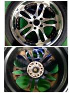 Продам TMW 18 X 7.5JJ 114.3 c полкой и резиной. 7.5x18 5x114.30 ET48 ЦО 73,0 мм.