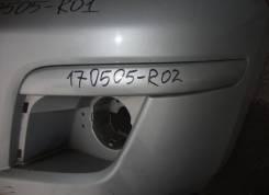 Накладка на бампер. Nissan Tiida, C11, C11X Двигатели: HR16DE, K9K, MR18DE