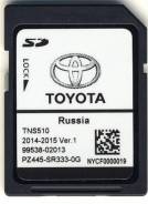 SD карта Toyota Navigation SD card for TNS510 - 2014/2015 Ver.1 (Росси