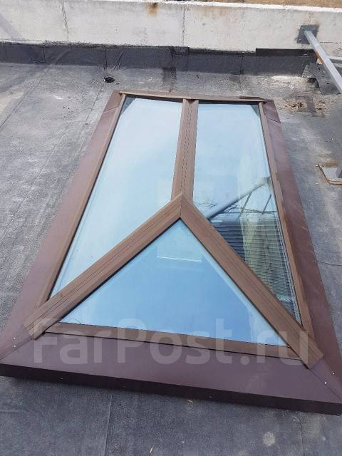 Зенитный фонарь, изготовление и монтаж на крыше во Владивостоке