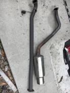 Глушитель. Toyota Hilux Surf, RZN185, KDN185W, RZN185W, VZN185, VZN185W, KZN185, KZN185G, KZN185W, KDN185 Двигатель 3RZFE
