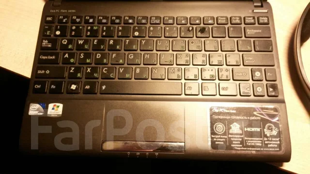 Asus Eee PC 1025C. 10.1", 1 600����, ��� 1024 ��, ���� 320���, WiFi: 1, ����������� �� 5 200��. ����