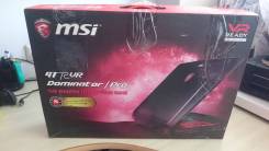 MSI GT72S-6QD. 17.3", 3,4 ГГц, ОЗУ 8192 МБ и больше, диск 1 256 Гб, WiFi, Bluetooth, аккумулятор на 3 ч.