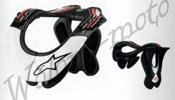 Защита шеи ALPINESTARS BNS PRO размер:L/XL черно-бело-красная