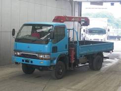 Mitsubishi Fuso Canter. Мостовой С Краном Mitsubishi Canter, 4 600 куб. см., 3 000 кг., 4x4. Под заказ