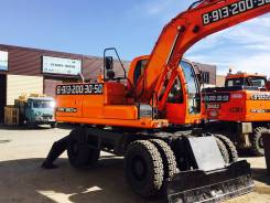 Doosan DX160 W. Продаётся полноповоротный колёсный экскаватор Doosan DX-160W, 5 785 куб. см., 0,80 куб. м.