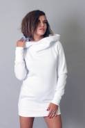 Женская удлиненная худи Sharky White. 42, 44, 46, 48