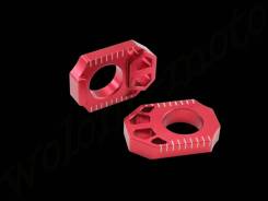 Натяжитель цепи ZETA ZE93-5013 Красный ZETA Rear Axle Block CR '02-, CRF/X '02- Red