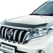 Дефлектор капота. Toyota Land Cruiser Prado, GDJ150W, GDJ151W, TRJ150, KDJ150L, GRJ150W, GRJ151W, TRJ150W, GDJ150L, GRJ151, GRJ150, GRJ150L Двигатели...