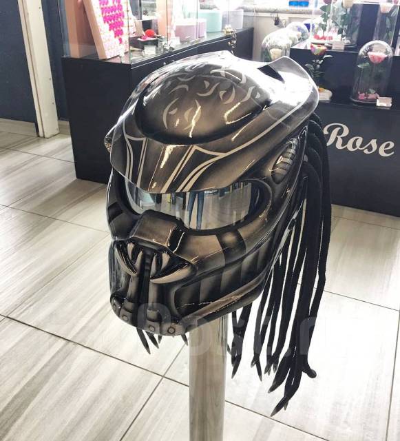 Шлем мотоциклетный Хищник (Predator), новый. Отправка по РФ, под заказ ...