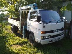 Isuzu Elf. Продам ЭЛЬФ с манипулятором 2.5т Полная Пошлина, 3 600 куб. см., 2 500 кг.