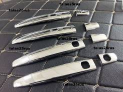 Накладка на ручки дверей. Toyota Alphard, MNH15W, ANH25, ANH25W, ANH15, MNH10W, ANH15W, ANH10W, ANH20W, ANH20, ANH10, GGH20W, ATH10, ATH20, ATH20W, AT...