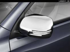 Накладка на зеркало. Toyota Land Cruiser Prado, GDJ150W, GDJ151W, TRJ150, KDJ150L, GRJ150W, GRJ151W, TRJ150W, GDJ150L, GRJ151, GRJ150, GRJ150L Двигате...