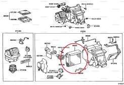 Корпус радиатора отопителя. Toyota Altezza, SXE10, GXE10 Toyota IS200, GXE10 Toyota IS300, JCE10 Toyota Harrier, MCU10, ACU15, MCU15, SXU15, SXU10, AC...