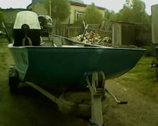 Америк. плоскодонная лодка ВОАТ LOWE с лодоч мотором Меркури 90 водом. Год: 1991 год, длина 5,00 м., двигатель подвесной, 90,00 л.с., бензин