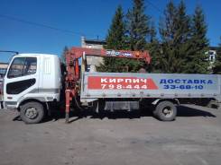 Mitsubishi Fuso. автокран-манипулятор, самопогрузчик, 7 900 куб. см., 3 000 кг., 11 м.