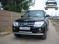 Защита бампера. Mitsubishi Pajero, V93W, V97W