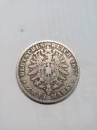 2 марки 1877 гамбург