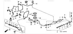 Цилиндр сцепления рабочий. Honda: Civic Ferio, Integra SJ, Civic Aerodeck, Domani, Partner, Ballade, Civic CRX, CR-X Delsol, Civic, HR-V, CR-V, Integr...