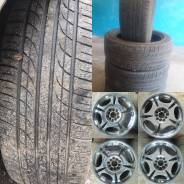 Продам хром литьё с летней резиной 215/60/16+летняя резина 205/50/16. 7.0x16