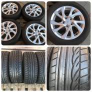 205/55R16 dunlop sp sport с литьем Toyota R16 , 5-114,3 оригинал. 6.5x16 5x114.30 ET45 ЦО 60,1 мм.