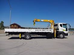 Daewoo Novus. Кран манипулятор в Новосибирске, 7 640 куб. см., 8 500 кг., 16 м.