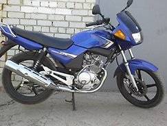 Yamaha YBR 125. 125 куб. см., исправен, птс, с пробегом