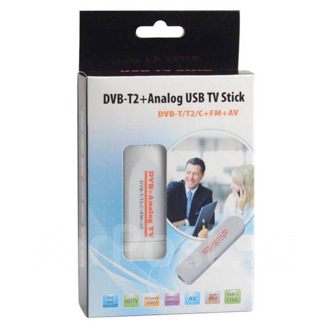 USB ТВ-тюнер Astrometa, DVB-T/T2, C, Analog TV, AV, FM для ПК и ...